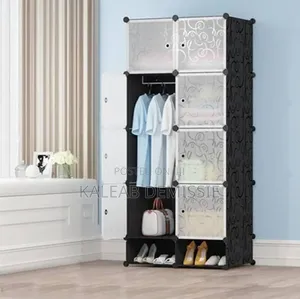 Storage Wardrobe Plastic +Metal