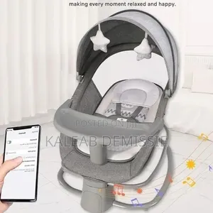 Mastela 4-in-1 Baby Rocker Bouncer የልጆች ባለ አጎበር ማስተኛ ፣መመገቢያ እና ዥዋዥዌ