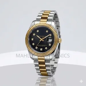 Luxury Gumer Gold Silver Watch - ማራኪ የወንድ እጅ ሰዓት