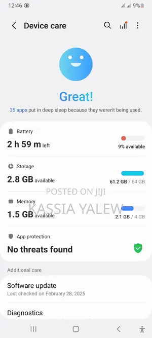 Samsung Galaxy A12 64 GB Blue