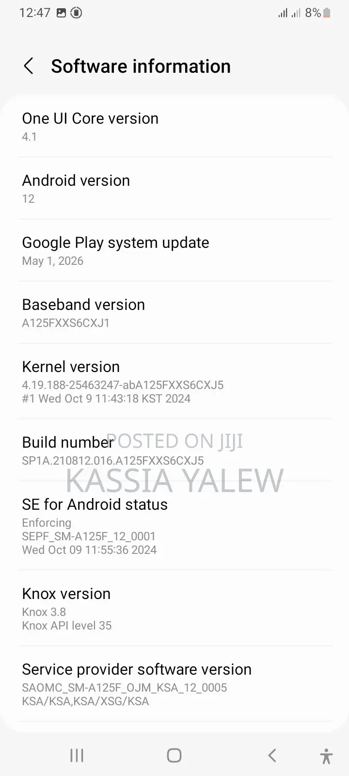 Samsung Galaxy A12 64 GB Blue