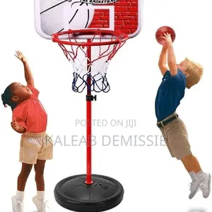 Kids Adjustable Basketball Set