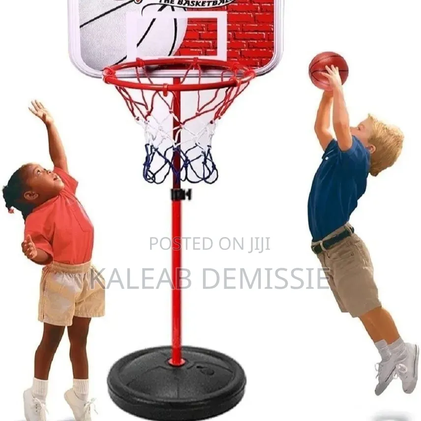 Kids Adjustable Basketball Set