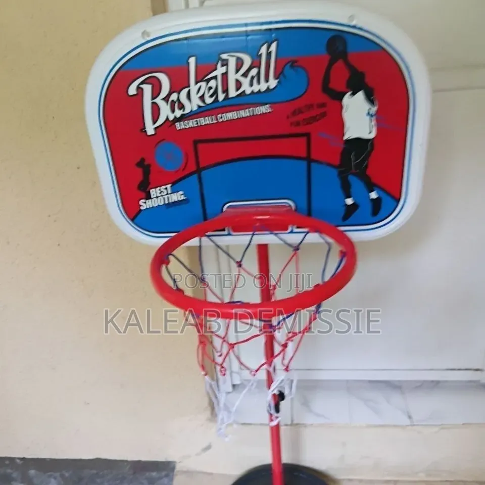 Kids Adjustable Basketball Set