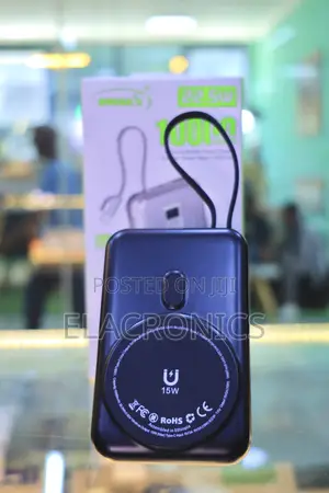 iPhone and Samsung Wireless Power Bank 10000mah (Ruggas )⁠