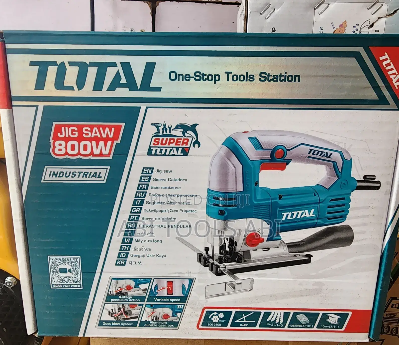 Total Jig Saw 800w