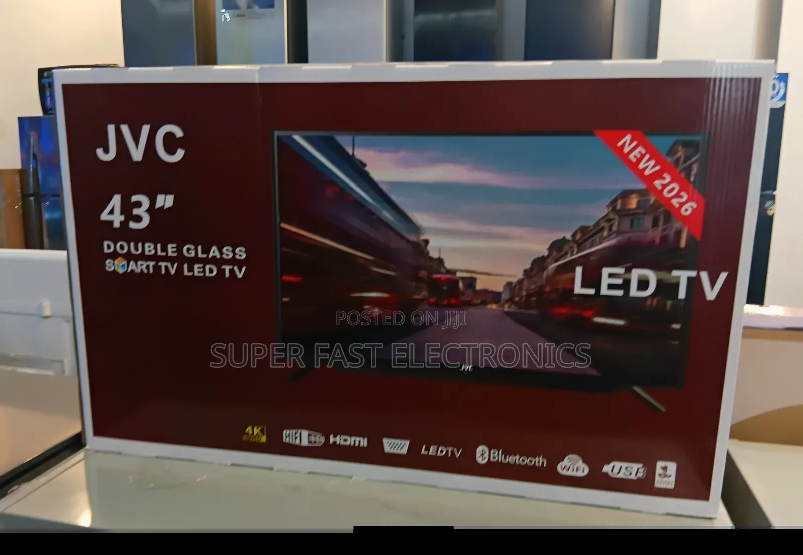 JVC Tv 43 Inch Tv Smart Android New 2026 Model