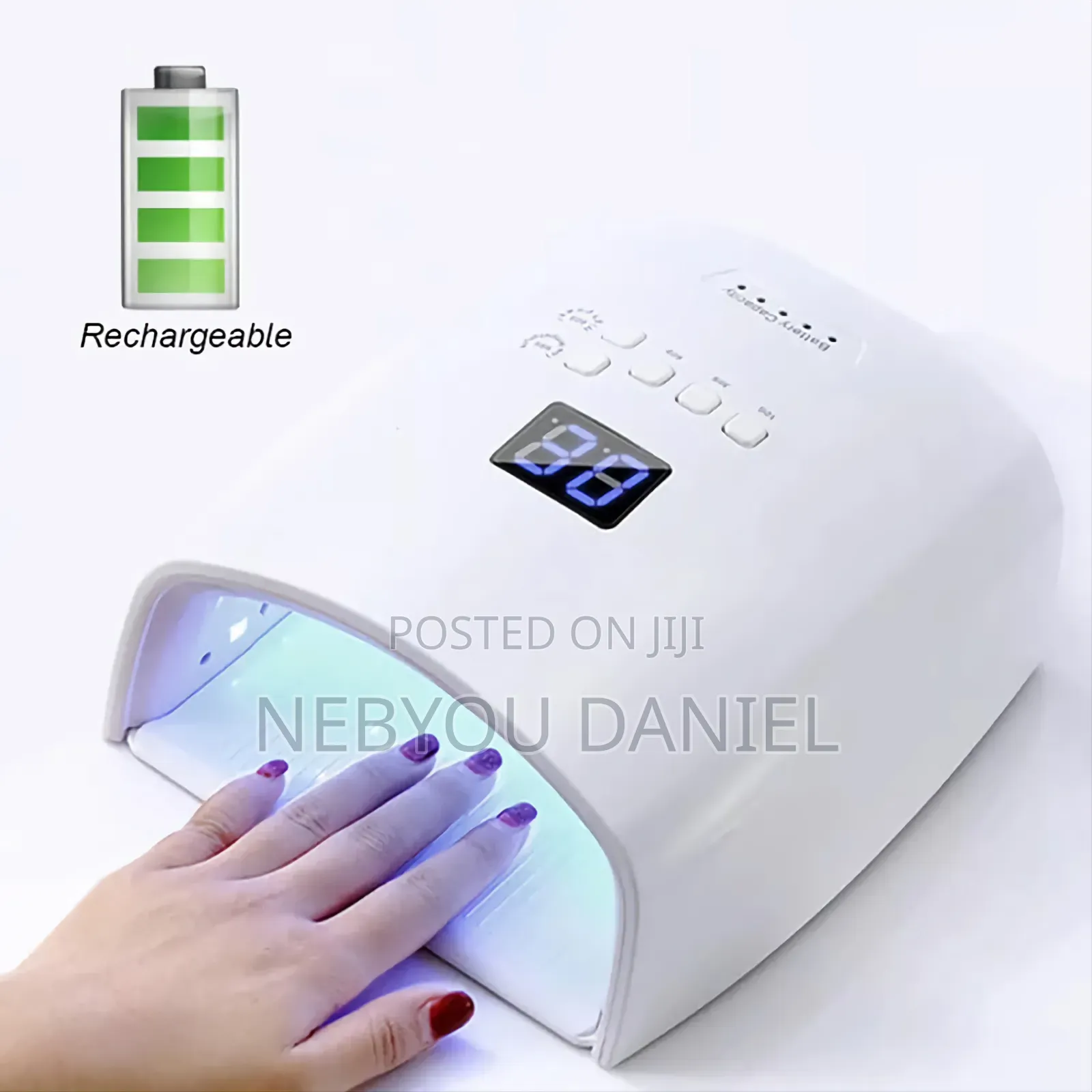 Professional Grade Rechargable Nail Lamp