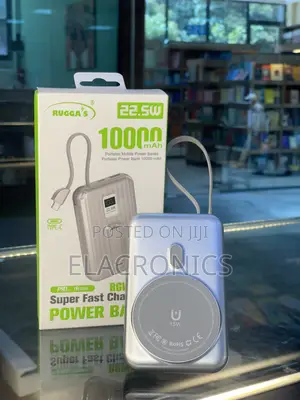 Wireless 10000mah Power Bank (Magnetic iPhone Charger)
