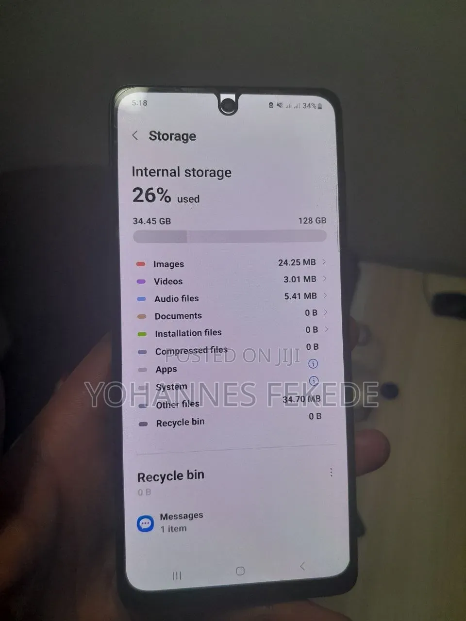 Samsung Galaxy A71 128 GB Black