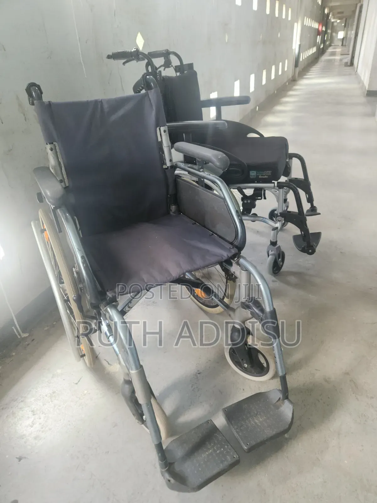 Rehamo Allite Pro Foldable Light Weight Wheelchair With Flip Up Armres