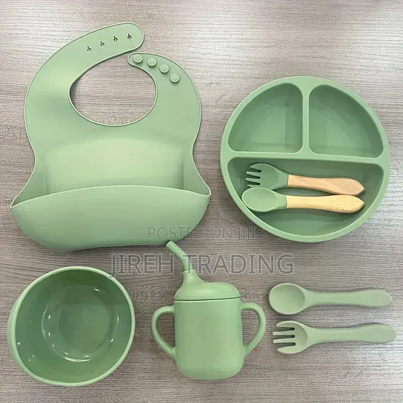 Baby Silicone Feeding Set (9 Pieces)
