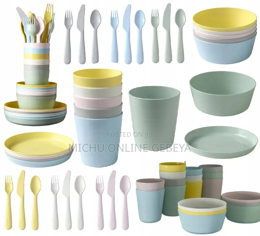 Ikea Kalas Bpa-Free Kids Tableware Set - 36 Pices Set/Free Delivery