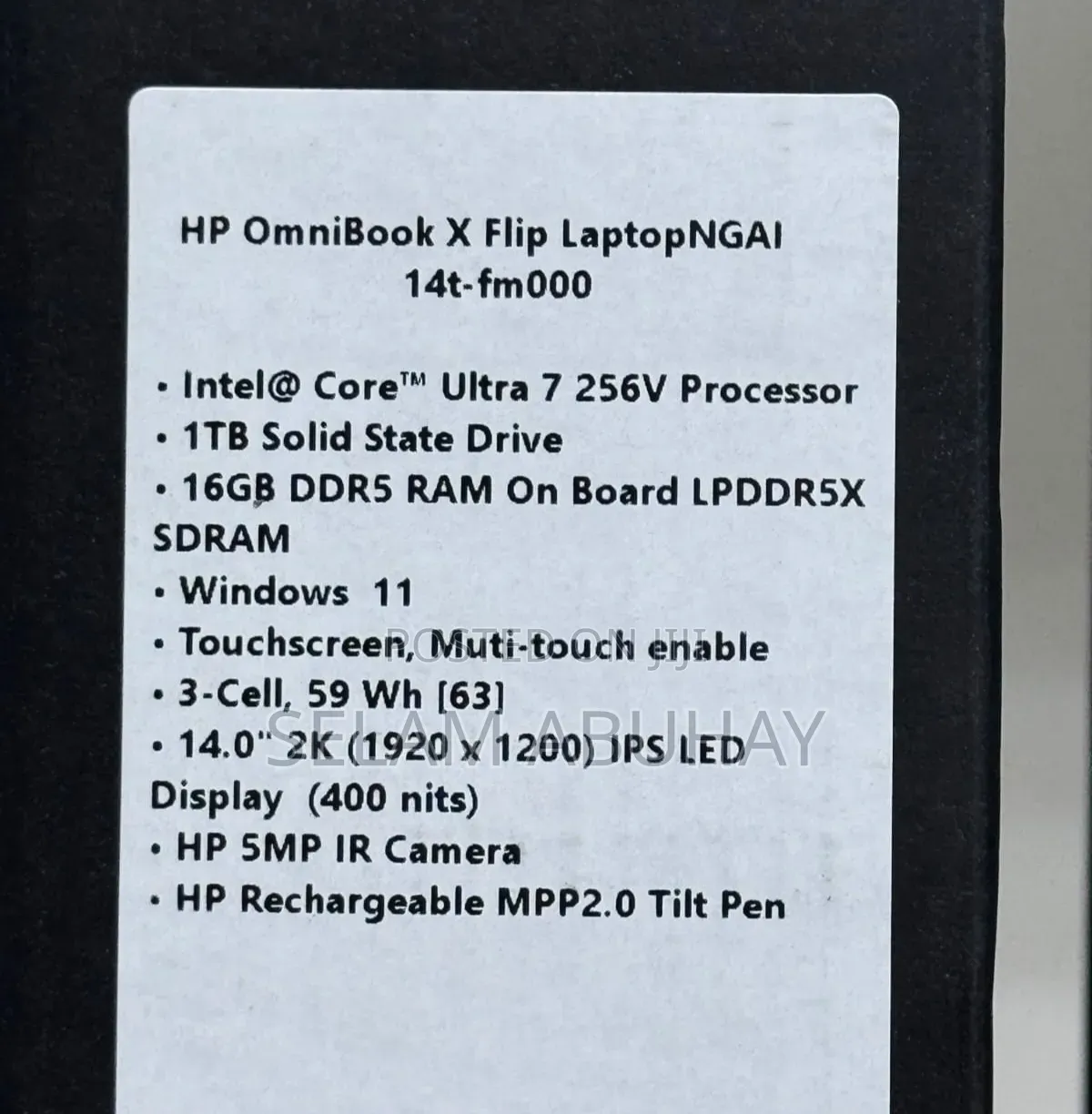 New Laptop HP Omen Max 16 16GB Intel Core i7 SSD 1T
