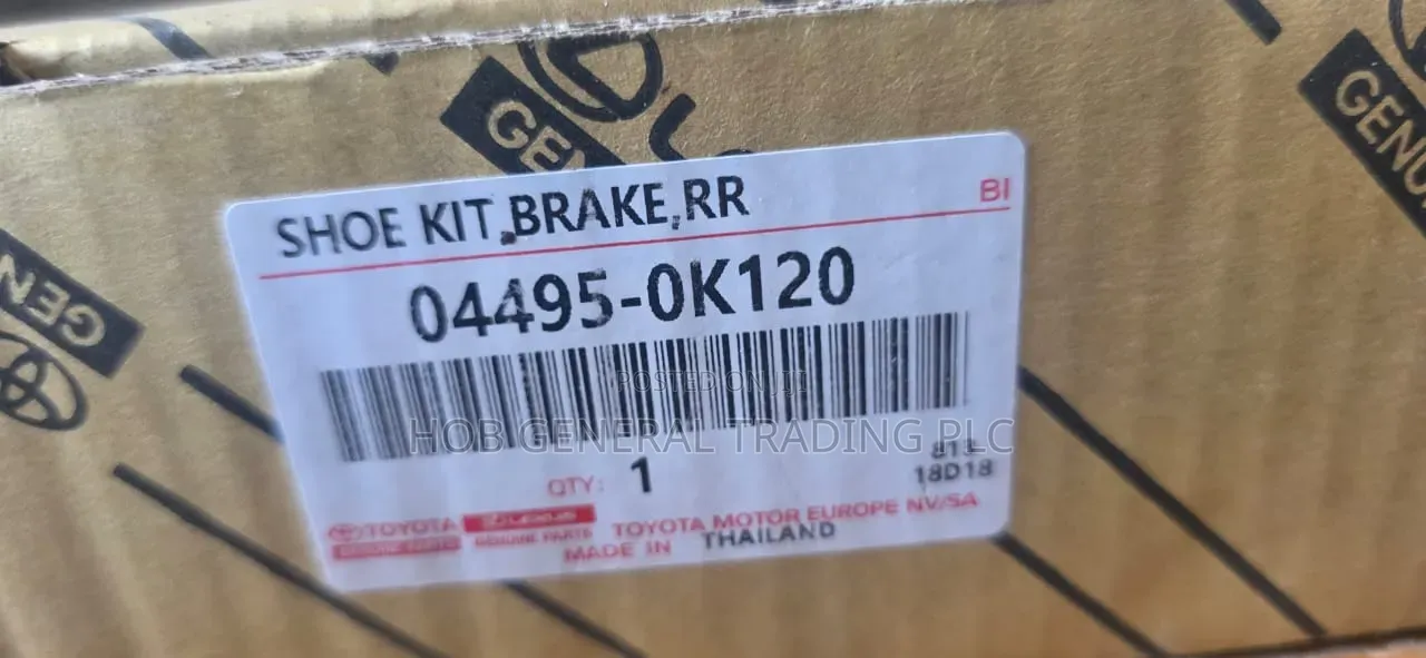 Shoe Kit Brake Rr PRT