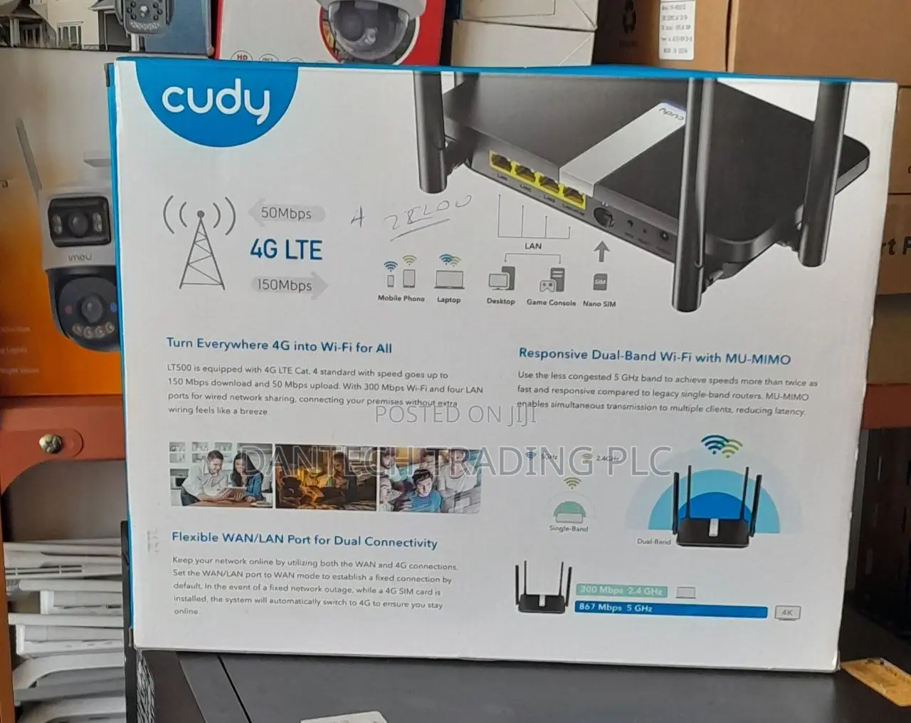 Cudy 4g Lte Ac1200 Dual Band Wi-Fi Router