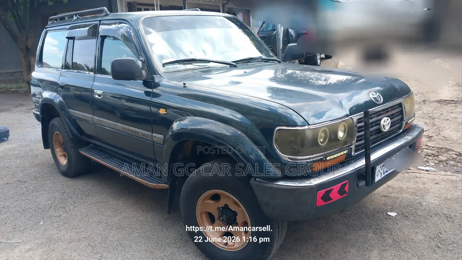 Toyota Land Cruiser 1993 Gray