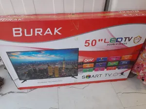 Burak Smart Led Tv 50 Inch Andraid Doubel Gelass Hifi Speaker