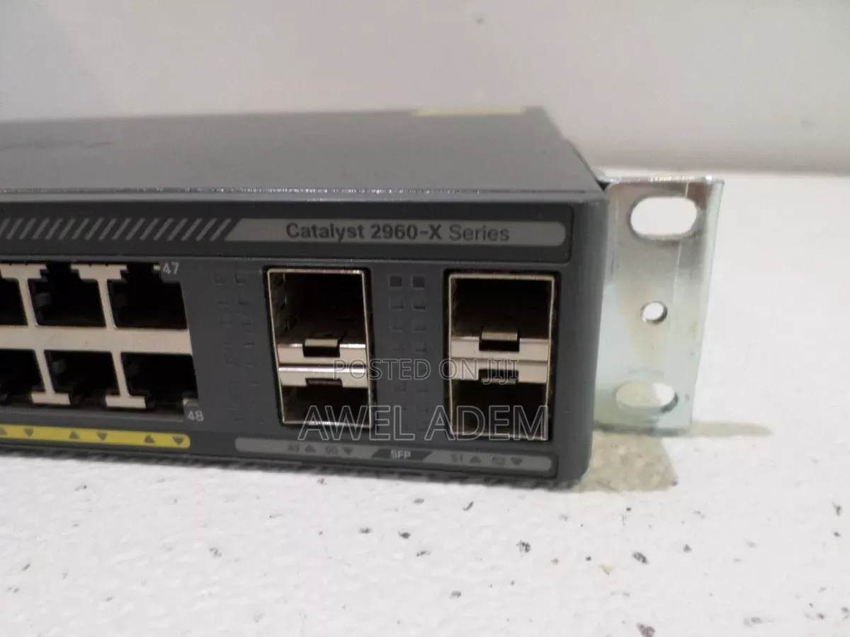 Cisco Catalyst Ws-C2960x-48fps-L 48-Port Gigabit Poe+ Managed Switch