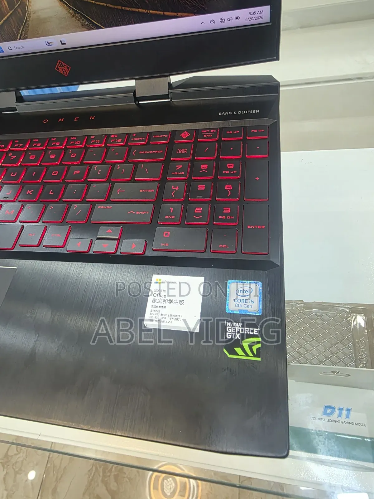 New Laptop HP Omen X 8GB Intel Core i5 HDD+SSD 1T