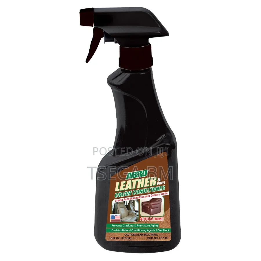 Abro Leather and Vinyl Cream Conditioner 472ml
