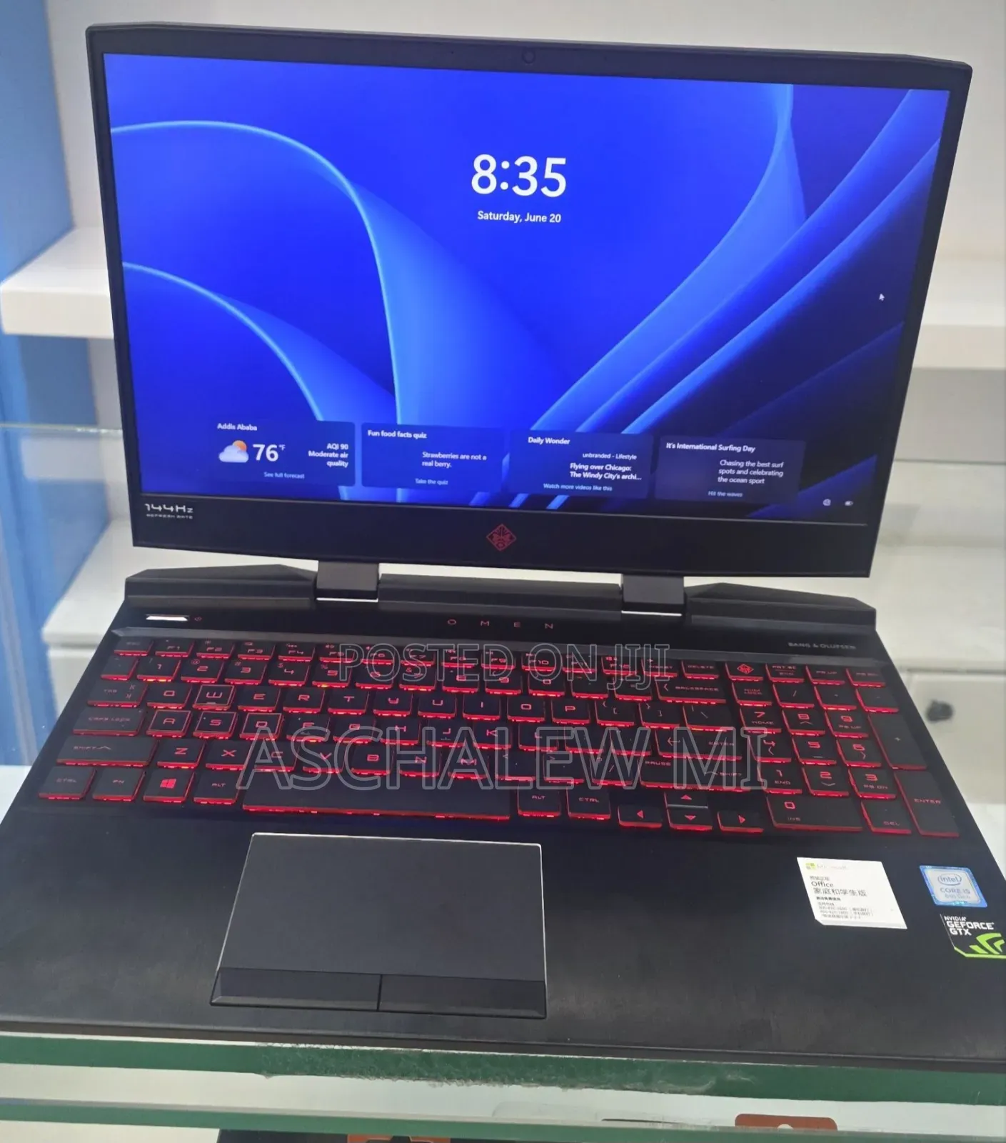 New Laptop HP Omen 15 8GB Intel Core i5 HDD+SSD 1T