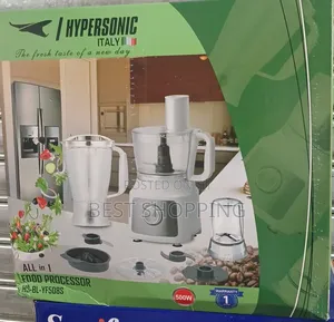 Hypersonic 7 in 1 Food Processor Made in Italy 7 በ 1 የጣልያን መፍጫ