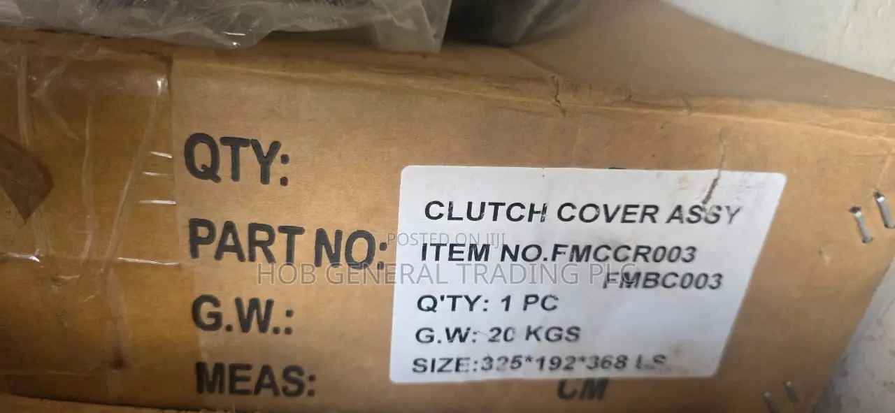 Clutch Cover Assy PRT No Fmccr003/Fm Bc003