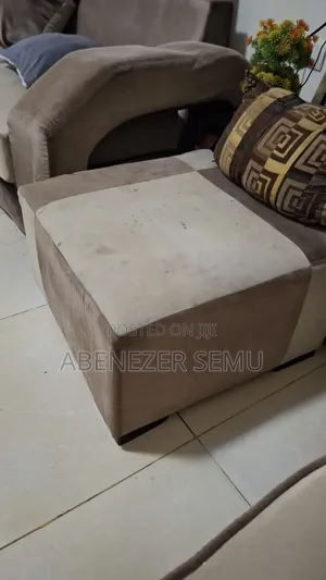 8-Seat Sofa With Table – Good Condition