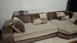 8-Seat Sofa With Table – Good Condition