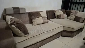8-Seat Sofa With Table – Good Condition