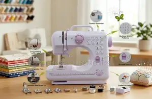Mini Multifunctional Household Sewing Machine – 12 Stitch Patterns