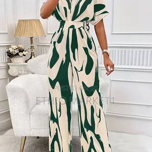 Beautiful and Trendy Women's Abstract Print Jumpsuit