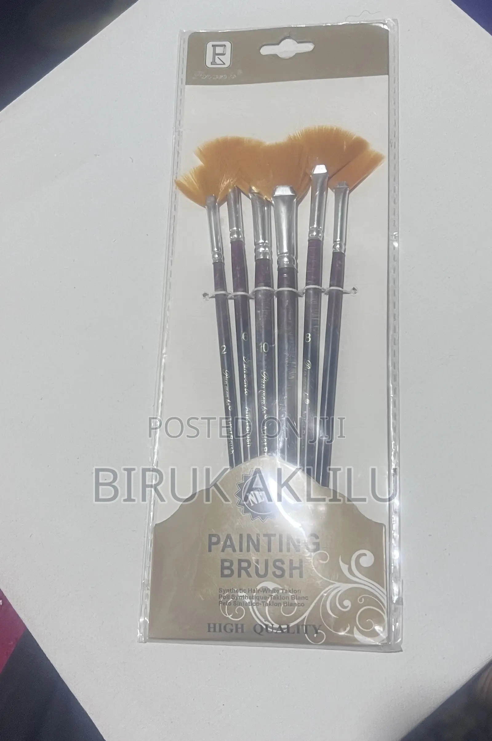 5-piece Fan Brush Set – High Quality Painting Brushes