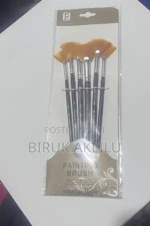 5-piece Fan Brush Set – High Quality Painting Brushes