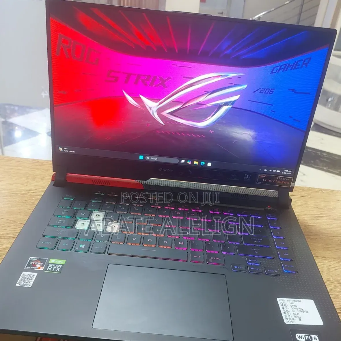 New Laptop Asus ROG Strix G15 16GB AMD Ryzen 9 SSD 512GB