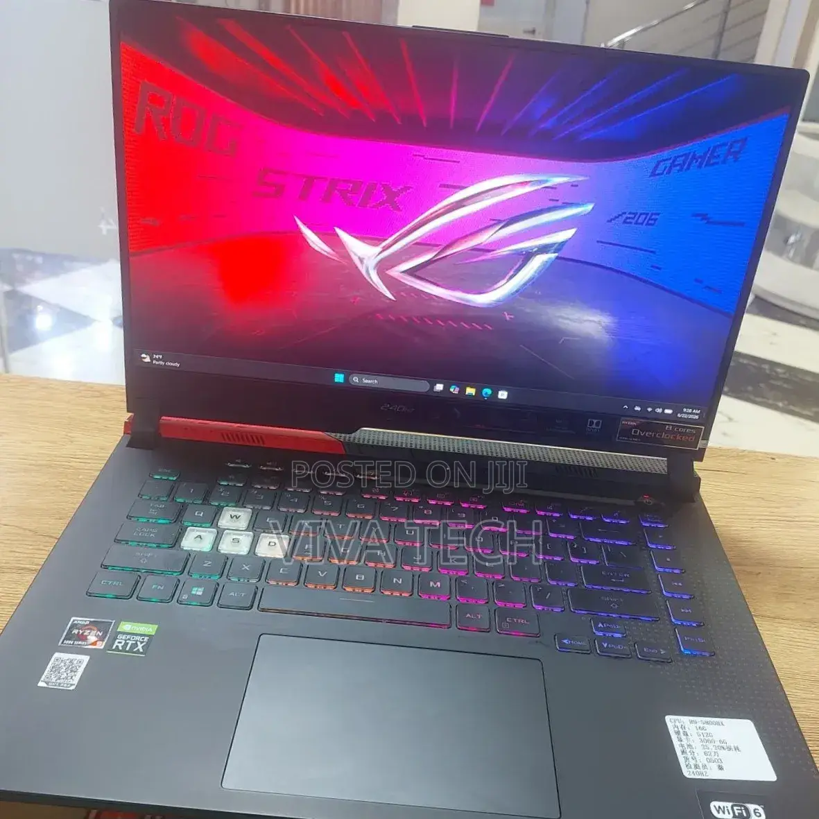 New Laptop Asus ROG Strix G15 16GB AMD Ryzen 9 SSD 512GB