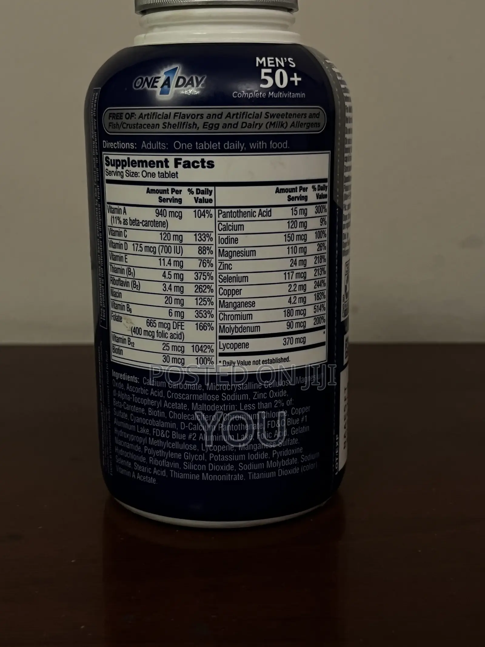 One a Day Men’S Complete Multivitamin