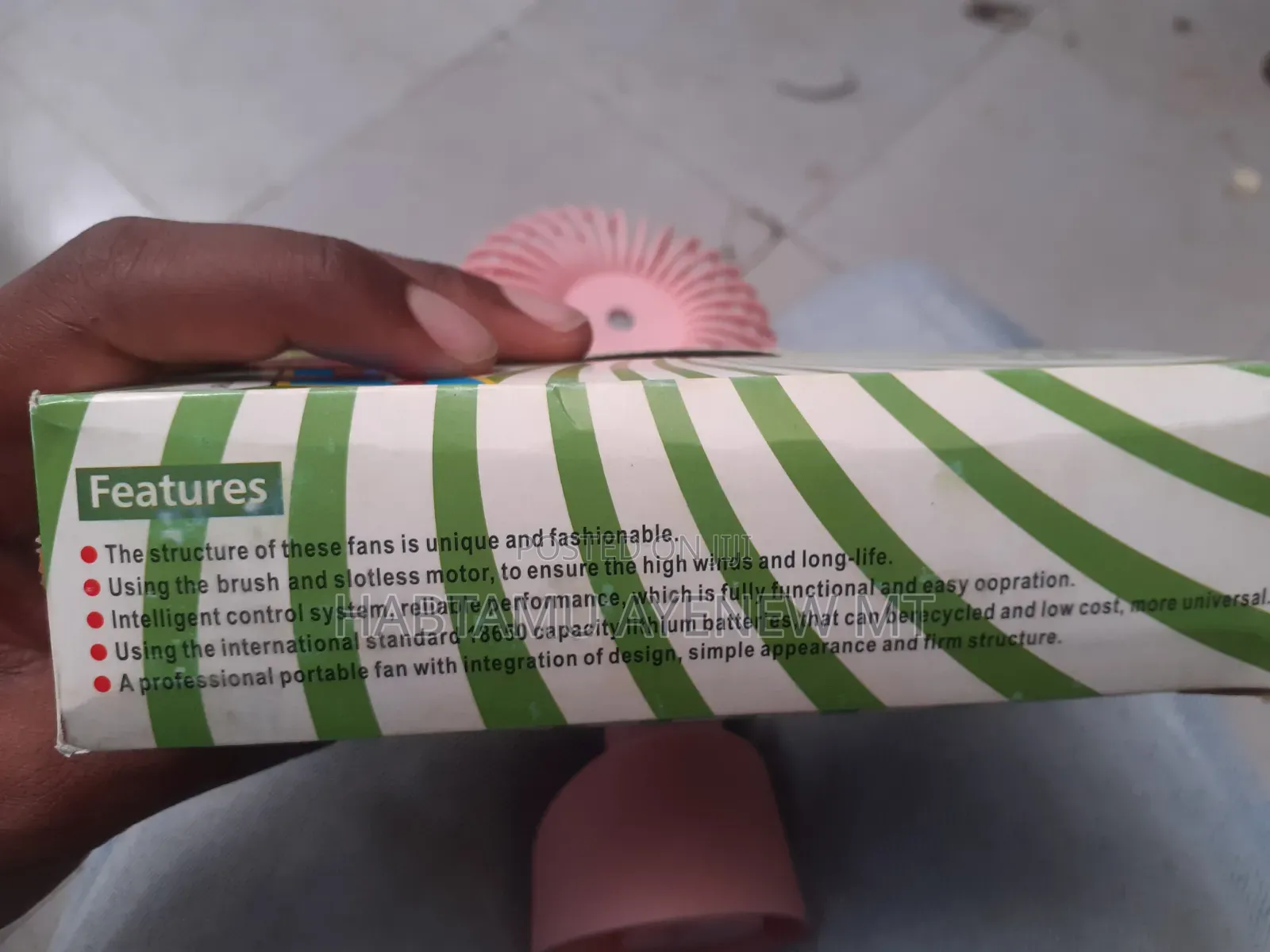 Mini Rechargable Fan