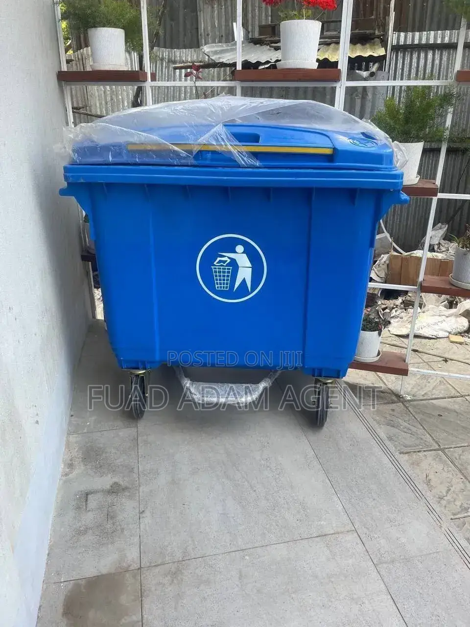 660 Liter Garbage Bin With Wheels
660ሊትር ጠንካራ የ ቆሻሻ መያዣ ጎማ አለው