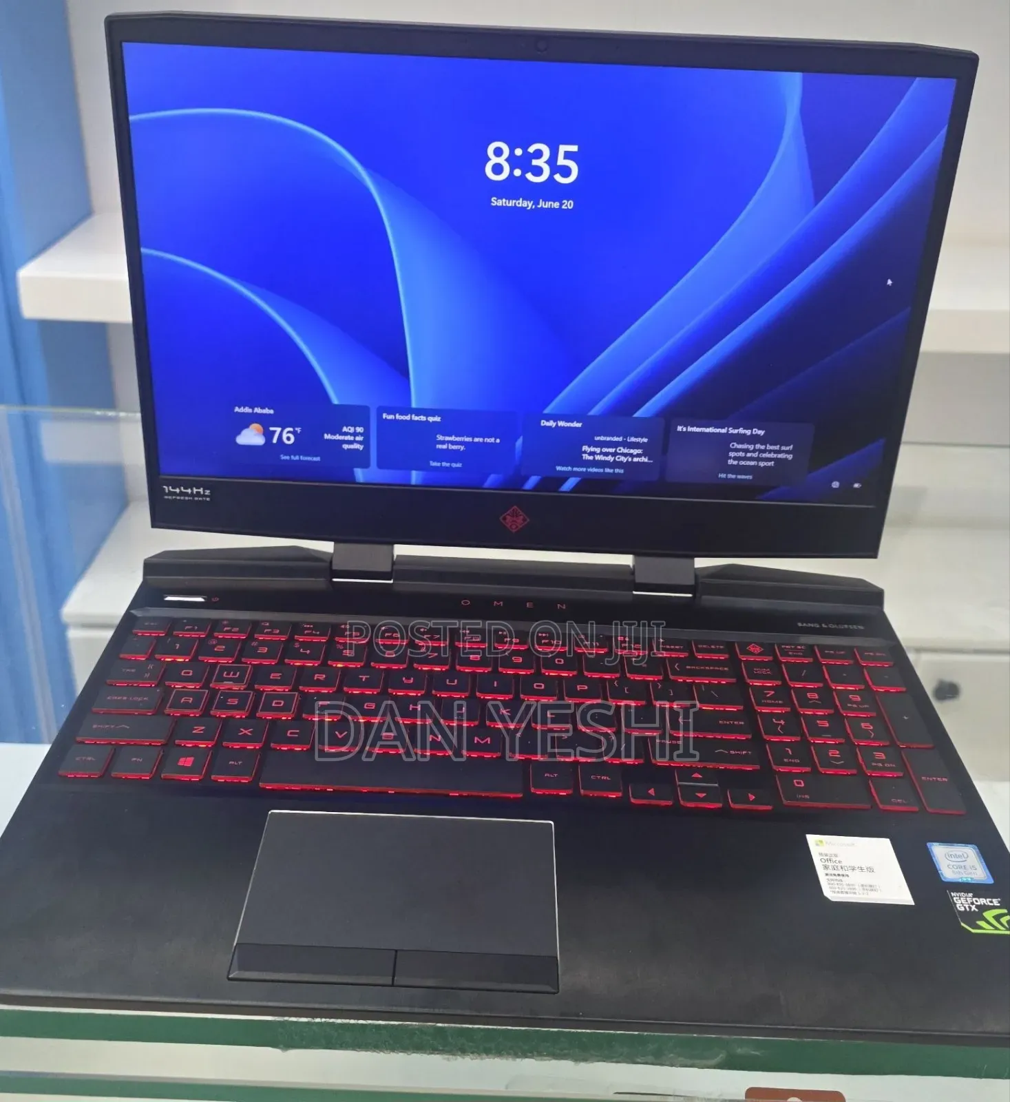 New Laptop HP Omen X 8GB Intel Core i5 SSD 256GB