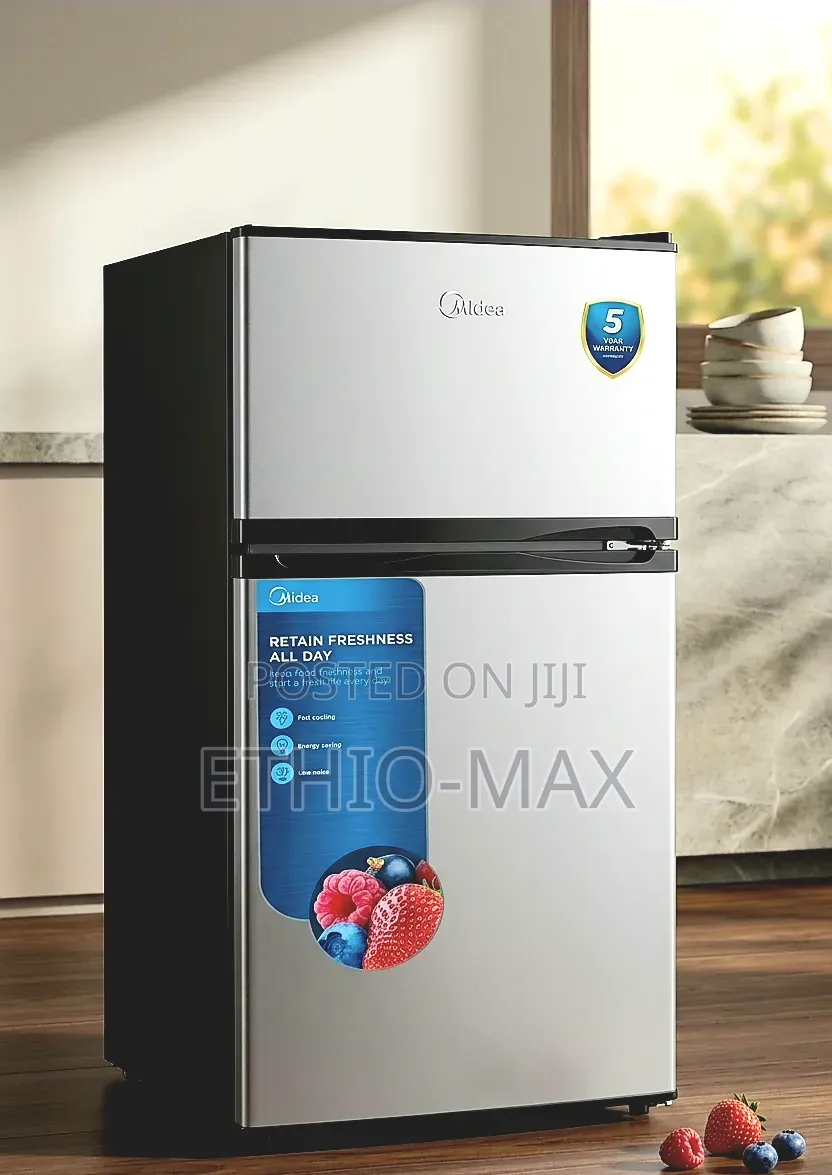 Midea Mini Refrigerator 134 – Compact Size, Powerful Cooling, Maximum