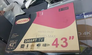 Jacobs Tv 43 inches Smart Android Tv – Smart Features Elegant Design