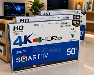 Hd Tv 50" Smart Android Tv – Uhd High Definition Resolution