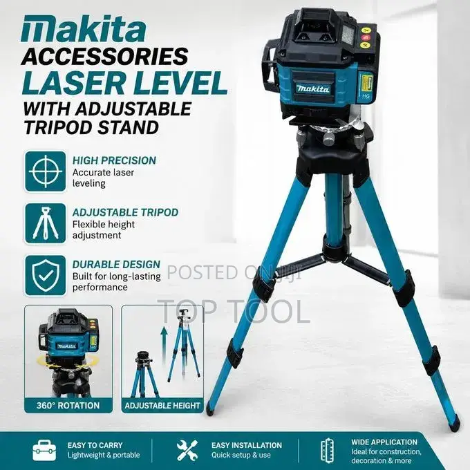 .Meakida 16-line Green Laser Level (Model Md-77018) Sold In A Retail