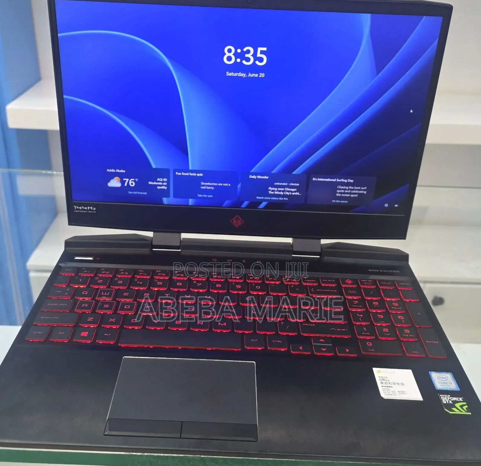 New Laptop HP Omen X 16GB Intel Core i7 SSD 512GB