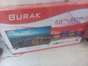 Burak Smart Led Tv 50 Inch Andraid Doubel Gelass 2026 Quality Hifi