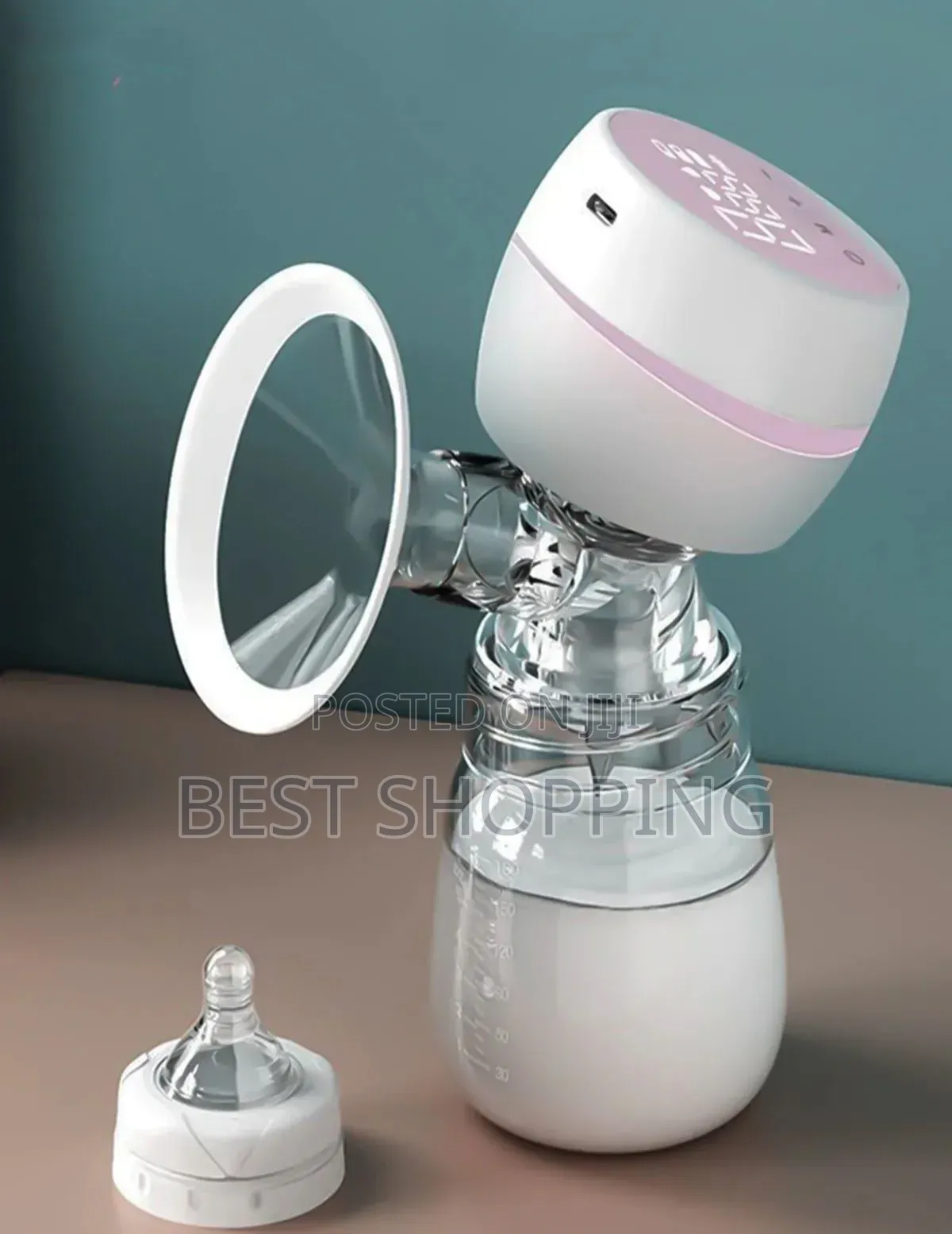 Chargable Breast Pump With Feeding and Pumping Bpa-Free በቻርጅ የሚሰራ ማለቢያ