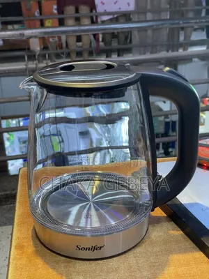 ኳሊቲ የውሃ እና ሻይ ማፍያ - 2.2l, Glass, 1500w, Tea Infuser Included