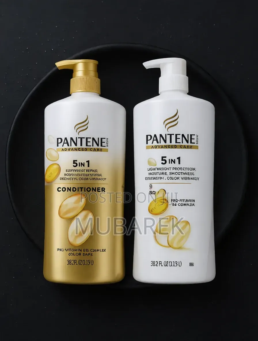 Complete Haircare: Pantene 5-in-1shampoo Conditioner (38.2oz Pair)